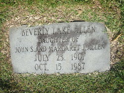 Beverly Lake Allen 