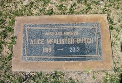 Alice Annabelle <I>Patterson</I> Shurtz Moler McAlister Busch 