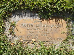 Joseph M Donovan 