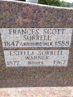 Frances Mary <I>Scott</I> Sorrell 