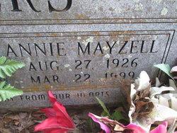 Annie Mayzell <I>Allman</I> Sanders 