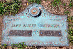 Janie Ailene Gretsinger 