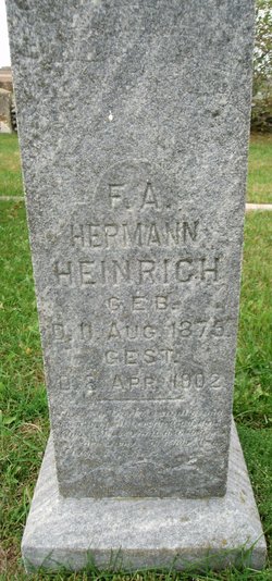 Friedrich August “Herman” Heinrich 