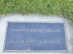 Dorothy Eleanor <I>Engel</I> Biegert 