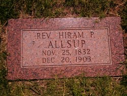 Rev Hiram Pulliam “Henry” Allsup 