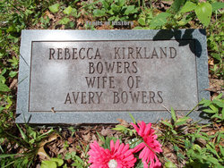 Rebecca <I>Kirkland</I> Bowers 