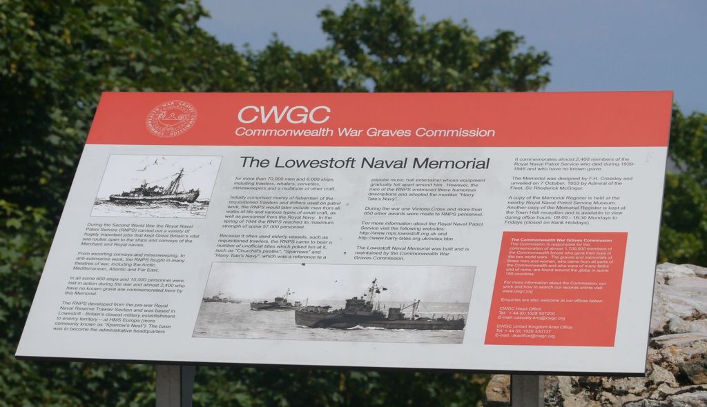 Lowestoft Naval Memorial