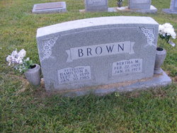 Bertha M Brown 
