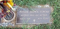 Phyllis Jean <I>Justice</I> Cordle 