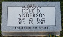 Irene <I>Turner</I> Anderson 