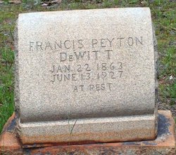 Francis Peyton DeWitt 