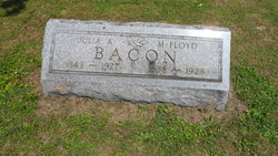 Julia A <I>Nelson</I> Bacon 