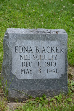 Edna B. <I>Schultz</I> Acker 