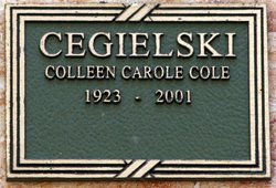Colleen Carole <I>Cole</I> Cegielski 