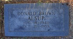 Donald Brown Alsup 