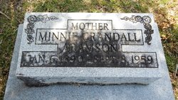 Minnie Lee <I>Crandall</I> Adamson 