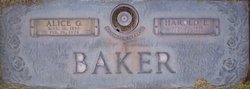 Alice <I>Gilbert</I> Baker 