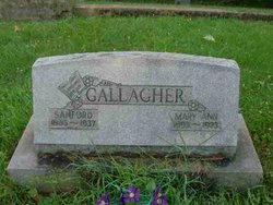 Mary Ann <I>Cain</I> Gallagher 