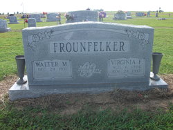 Virginia F. <I>Newsom</I> Frounfelker 