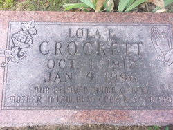 Lola L. <I>Hargis</I> Crockett 