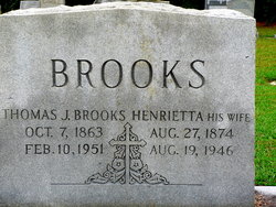 Henrietta “Etta” <I>Wright</I> Brooks 