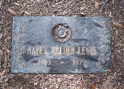 Mabel Winnie <I>Walden</I> Lewis 