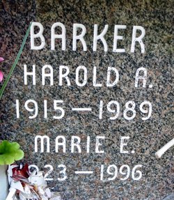 Harold A Barker 