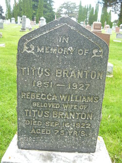 Rebecca <I>Williams</I> Branton 