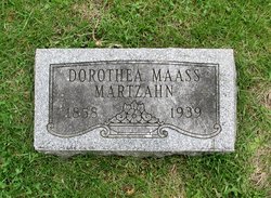 Dorothea <I>Tiedje</I> Maass Martzahn 