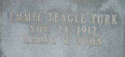 Emmie Lee <I>Teagle</I> Turk 