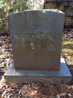 Anna <I>Green</I> Barry 