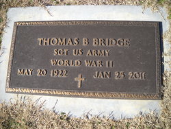 SGT Thomas Benedict “Tommy” Bridge 