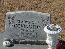 Gladys Olie <I>Reed</I> Covington 