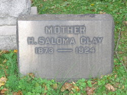 Harriet Saloma “Salomie” <I>Heagy</I> Clay 