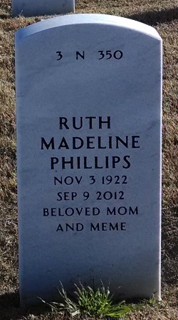 Ruth Madeline <I>Wells</I> Phillips 