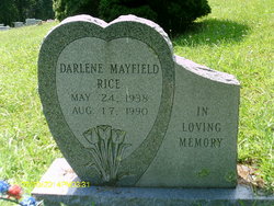 Darlene <I>Mayfield</I> Rice 
