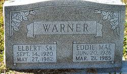 Eddie Mae <I>Wagner</I> Warner 