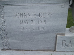 Johnnie Clifford “Cliff” Barham 