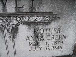 Anna <I>Green</I> Alvey 