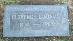 Florence Linda <I>Ogden</I> Adams 