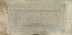 Elizabeth E <I>Walsh</I> Bender 