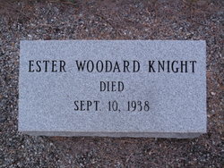Ester Ann Cornelia <I>Woodard</I> Knight 