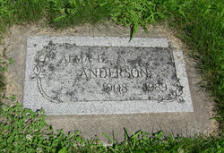 Alma Albertina Augusta Elizabeth Anderson 