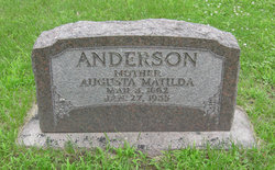 Augusta Mathilda Anderson 