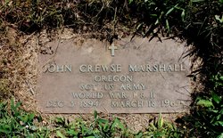 John Crewse Marshall 