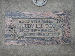 Judy Lee <I>Hieronymus</I> Cox 