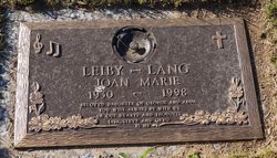 Joan Marie <I>Leiby</I> Lang 