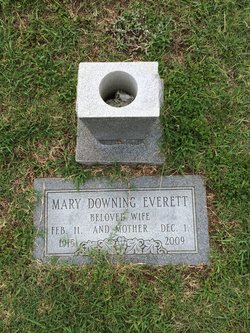 Mary Wingfield <I>Downing</I> Everett 
