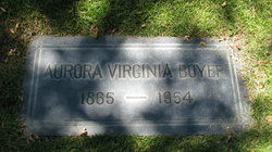 Aurora Virginia <I>Snow</I> Beckham Boyer 