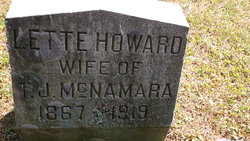 Lette <I>Howard</I> McNamara 